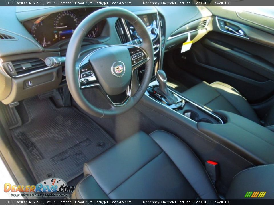 2013 Cadillac ATS 2.5L White Diamond Tricoat / Jet Black/Jet Black Accents Photo #24