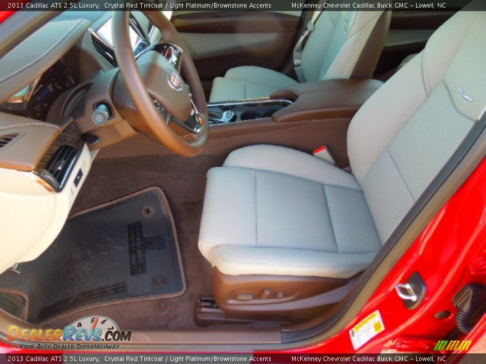Front Seat of 2013 Cadillac ATS 2.5L Luxury Photo #8