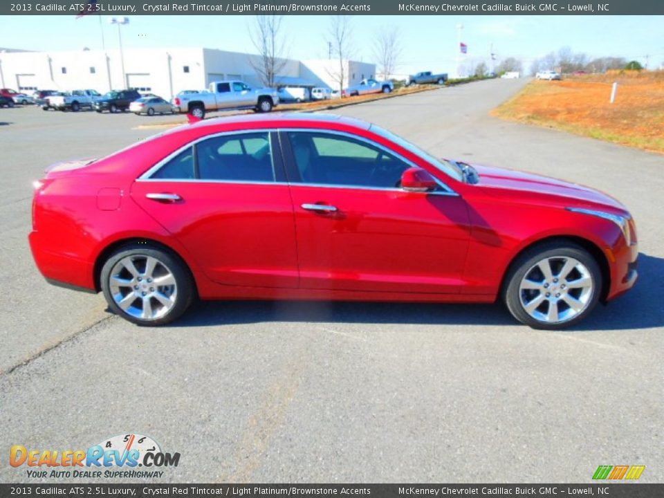 Crystal Red Tintcoat 2013 Cadillac ATS 2.5L Luxury Photo #6