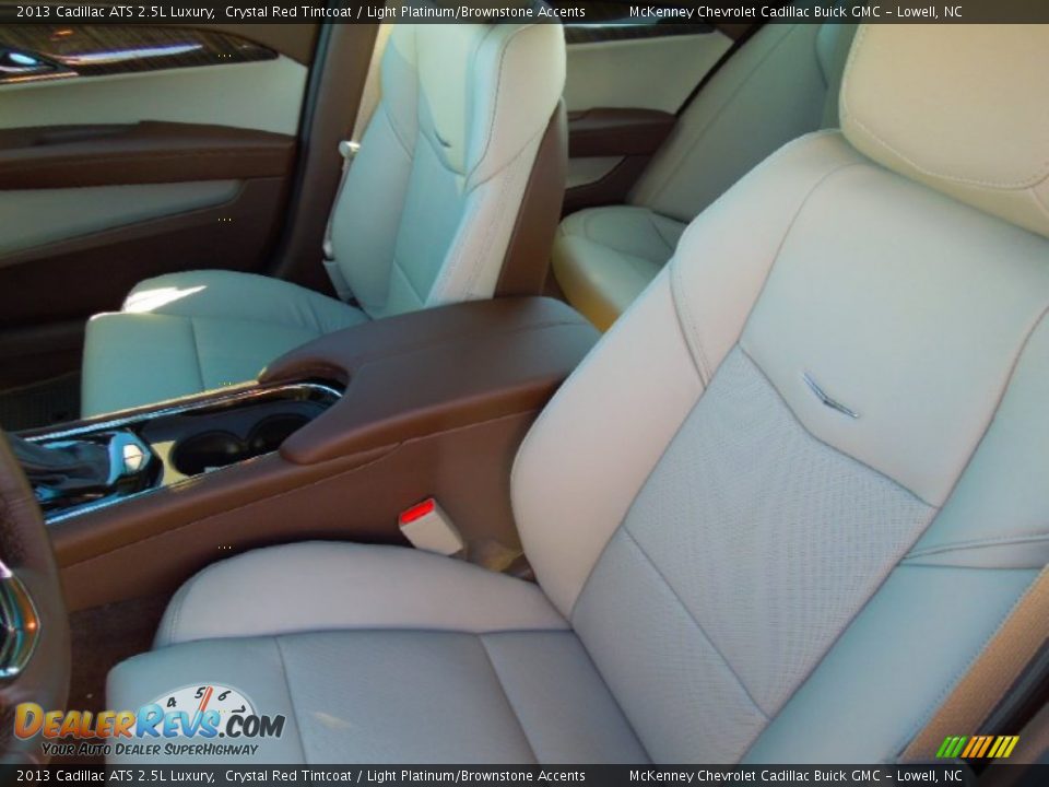 Front Seat of 2013 Cadillac ATS 2.5L Luxury Photo #9