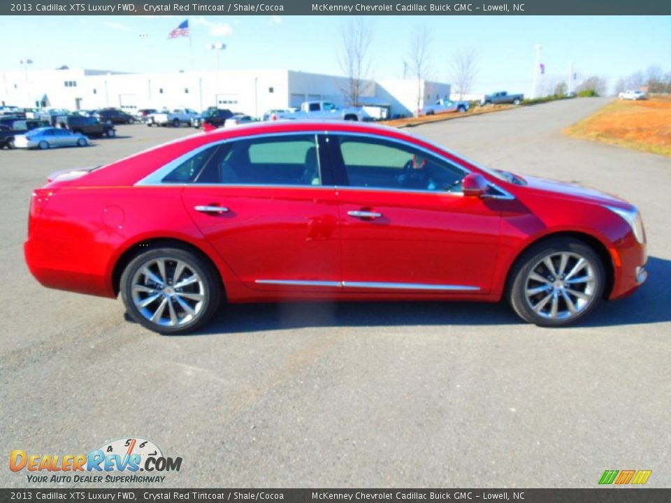 2013 Cadillac XTS Luxury FWD Crystal Red Tintcoat / Shale/Cocoa Photo #6