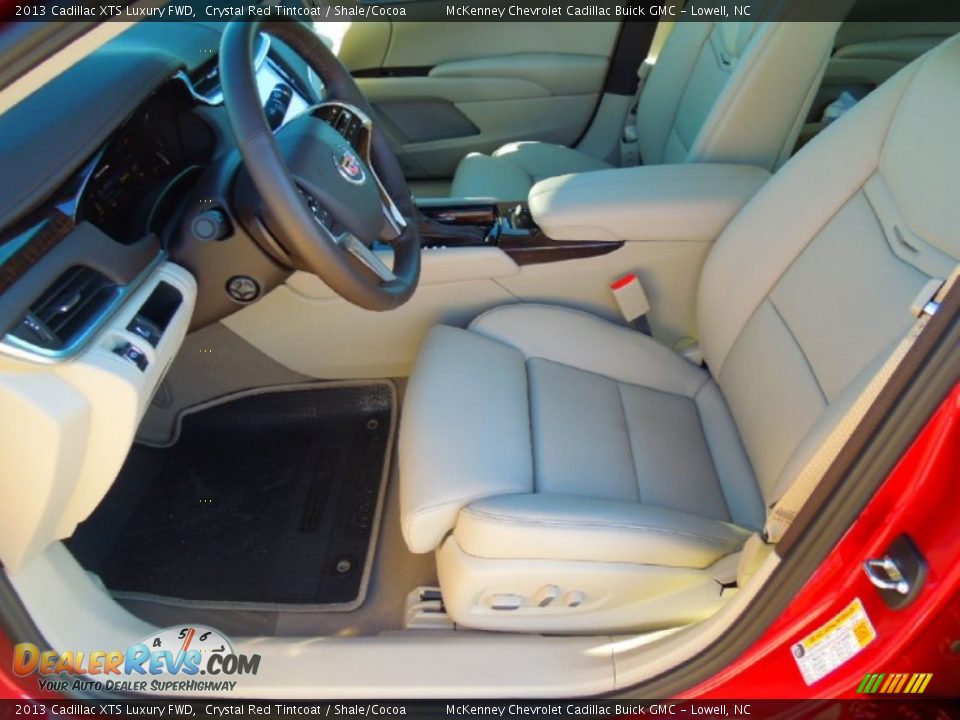 2013 Cadillac XTS Luxury FWD Crystal Red Tintcoat / Shale/Cocoa Photo #8