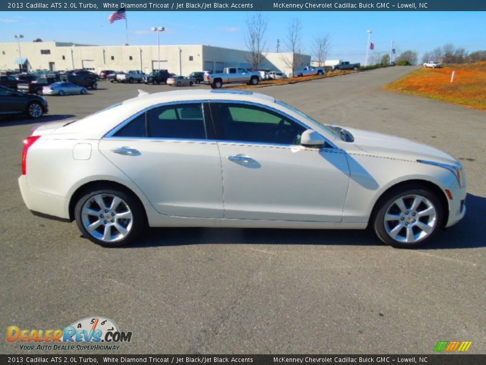 White Diamond Tricoat 2013 Cadillac ATS 2.0L Turbo Photo #6