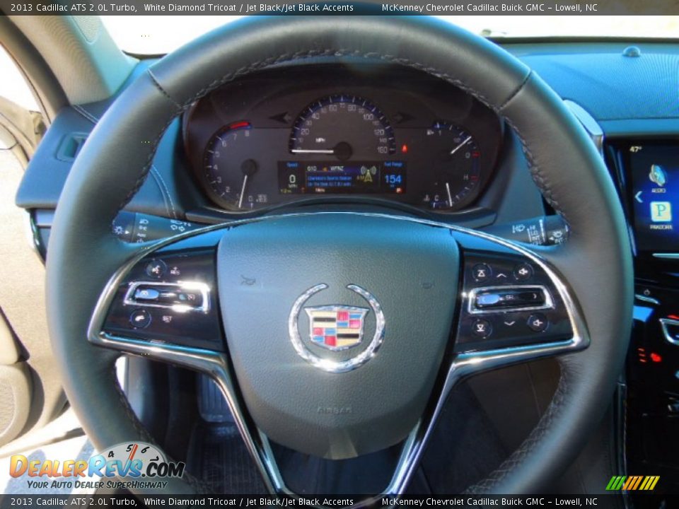 2013 Cadillac ATS 2.0L Turbo Steering Wheel Photo #17