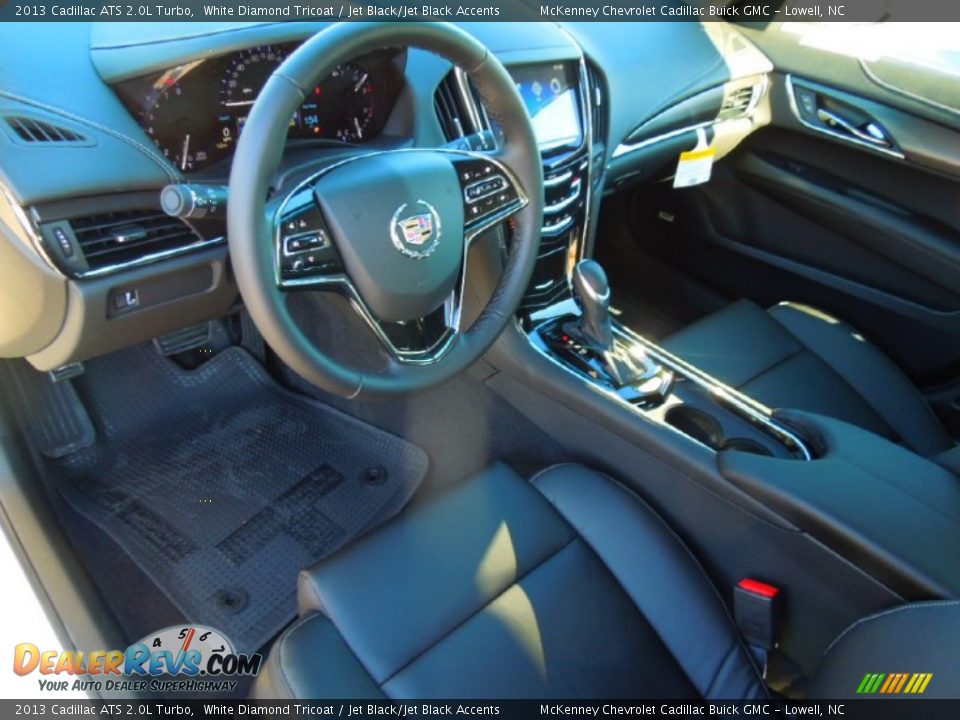 Jet Black/Jet Black Accents Interior - 2013 Cadillac ATS 2.0L Turbo Photo #25