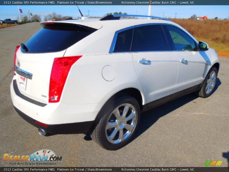 2013 Cadillac SRX Performance FWD Platinum Ice Tricoat / Shale/Brownstone Photo #5