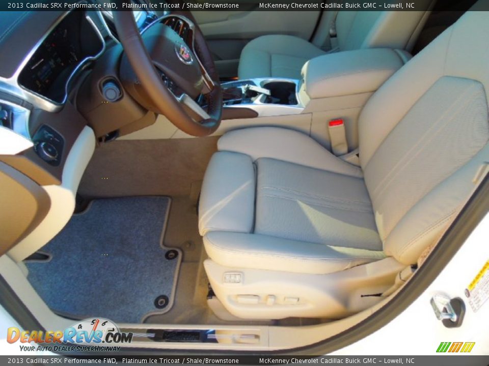 2013 Cadillac SRX Performance FWD Platinum Ice Tricoat / Shale/Brownstone Photo #8
