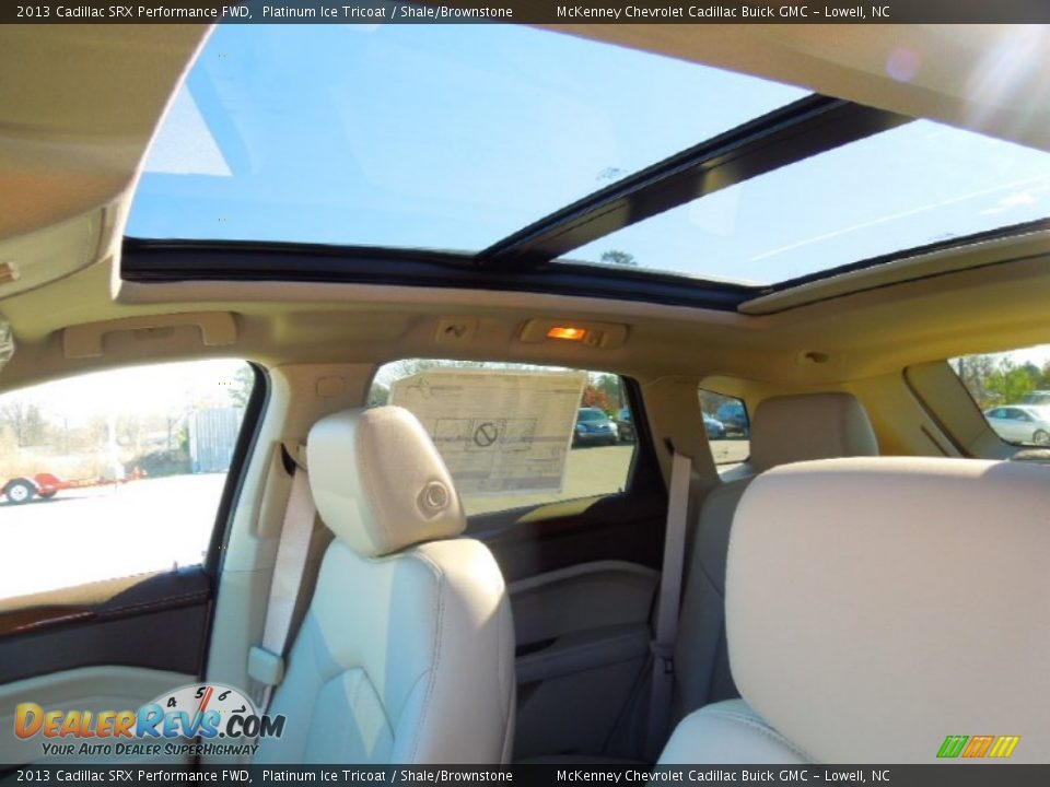 2013 Cadillac SRX Performance FWD Platinum Ice Tricoat / Shale/Brownstone Photo #12