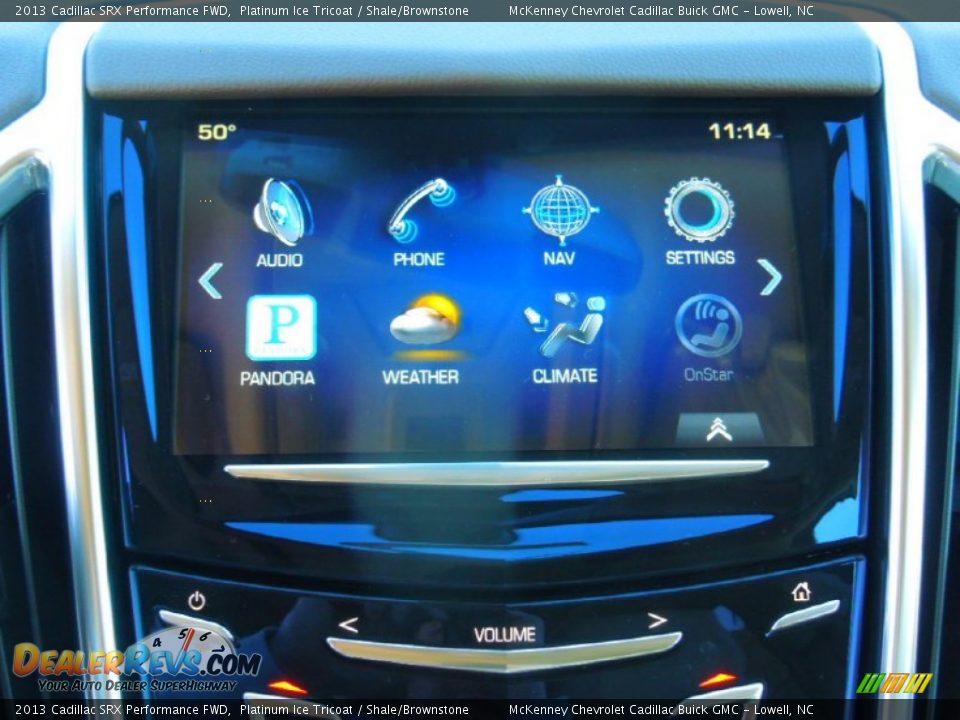 2013 Cadillac SRX Performance FWD Platinum Ice Tricoat / Shale/Brownstone Photo #16