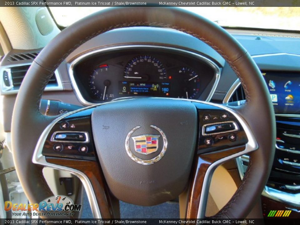2013 Cadillac SRX Performance FWD Platinum Ice Tricoat / Shale/Brownstone Photo #17