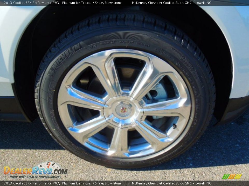 2013 Cadillac SRX Performance FWD Platinum Ice Tricoat / Shale/Brownstone Photo #23