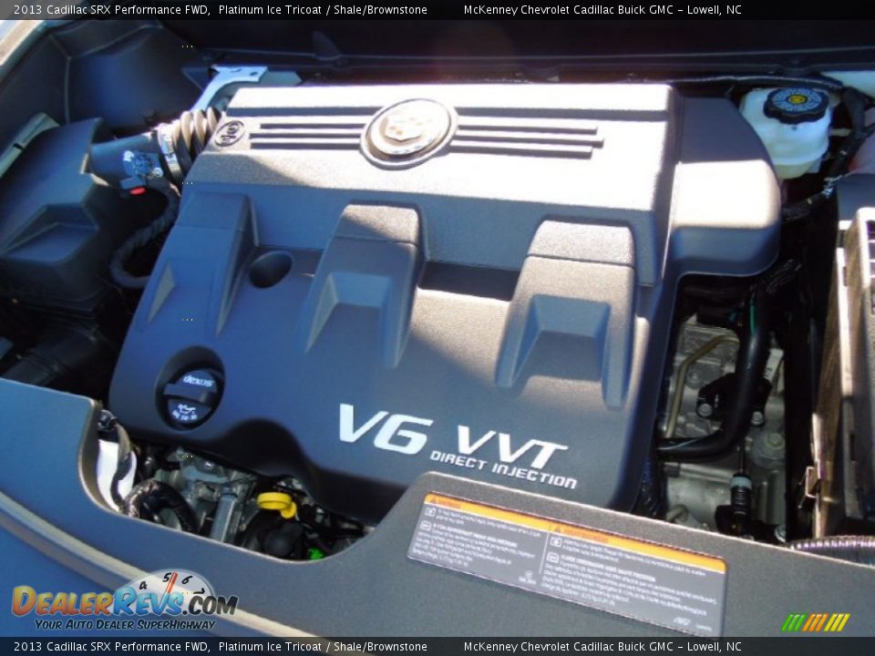2013 Cadillac SRX Performance FWD Platinum Ice Tricoat / Shale/Brownstone Photo #24