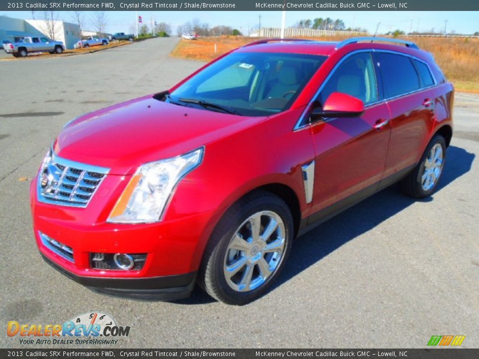 2013 Cadillac SRX Performance FWD Crystal Red Tintcoat / Shale/Brownstone Photo #1