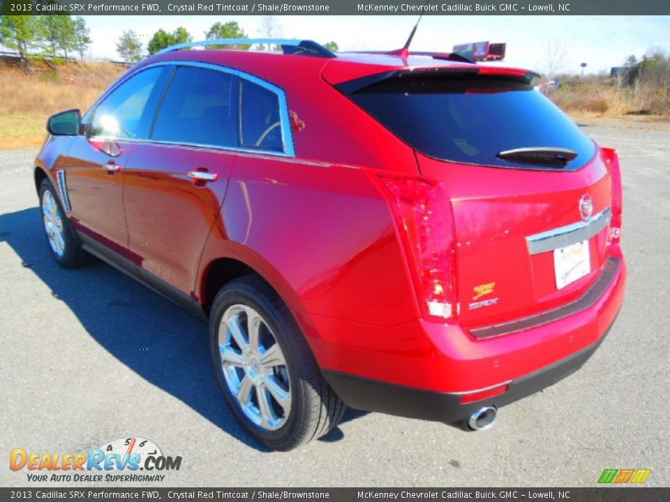 2013 Cadillac SRX Performance FWD Crystal Red Tintcoat / Shale/Brownstone Photo #4