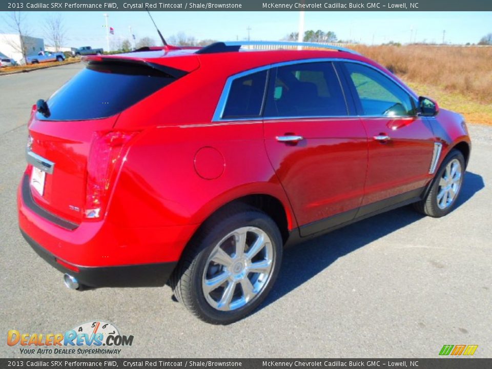 2013 Cadillac SRX Performance FWD Crystal Red Tintcoat / Shale/Brownstone Photo #5