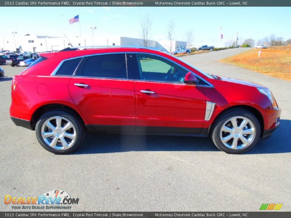 2013 Cadillac SRX Performance FWD Crystal Red Tintcoat / Shale/Brownstone Photo #6