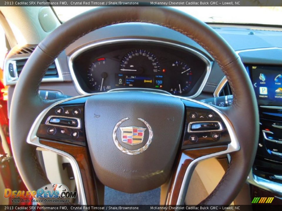 2013 Cadillac SRX Performance FWD Crystal Red Tintcoat / Shale/Brownstone Photo #17
