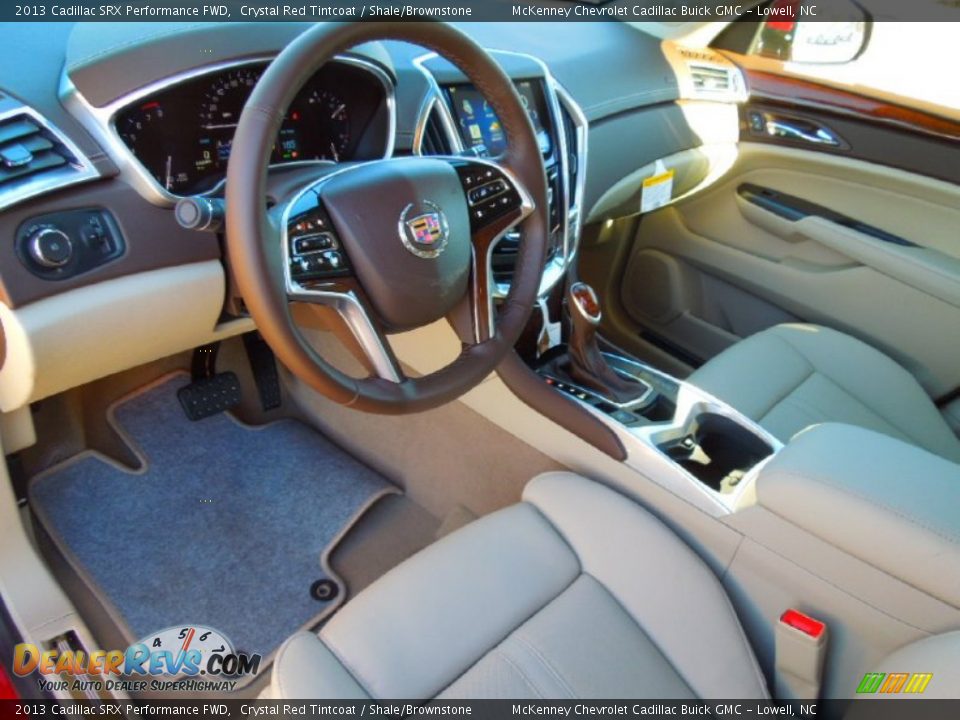 2013 Cadillac SRX Performance FWD Crystal Red Tintcoat / Shale/Brownstone Photo #25