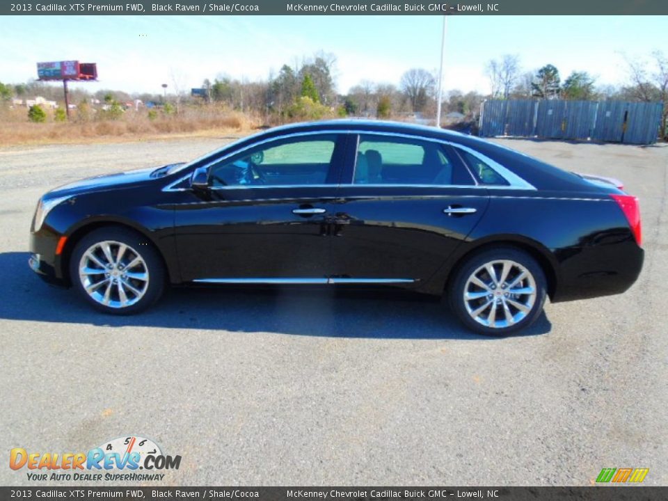 2013 Cadillac XTS Premium FWD Black Raven / Shale/Cocoa Photo #3