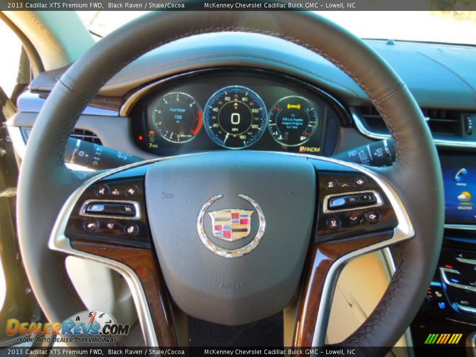 2013 Cadillac XTS Premium FWD Black Raven / Shale/Cocoa Photo #18