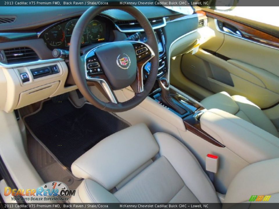 2013 Cadillac XTS Premium FWD Black Raven / Shale/Cocoa Photo #27