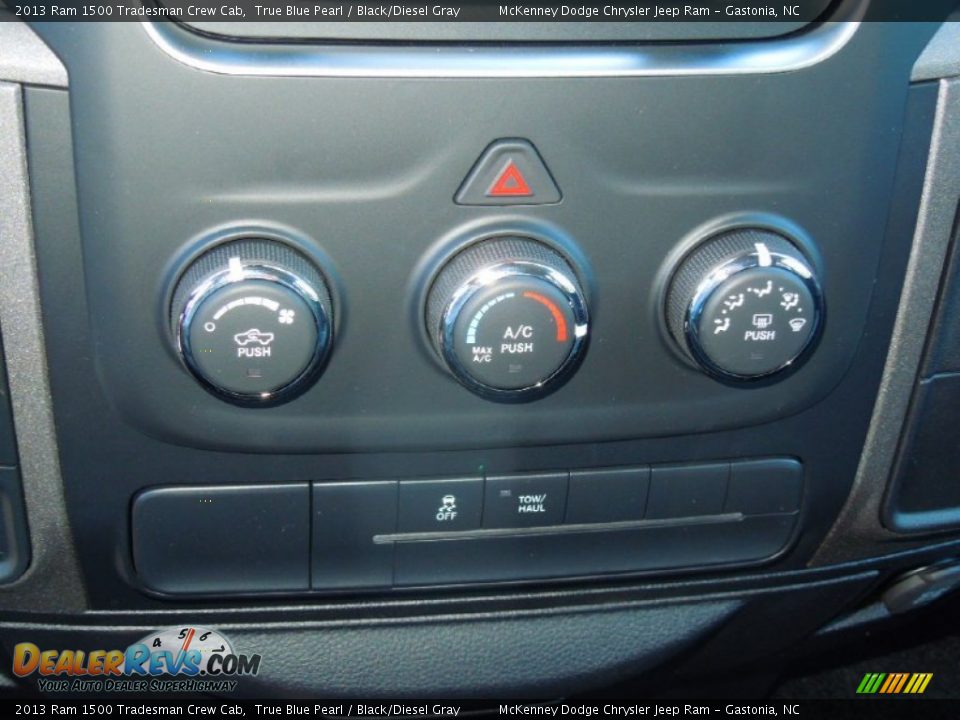 2013 Ram 1500 Tradesman Crew Cab True Blue Pearl / Black/Diesel Gray Photo #13