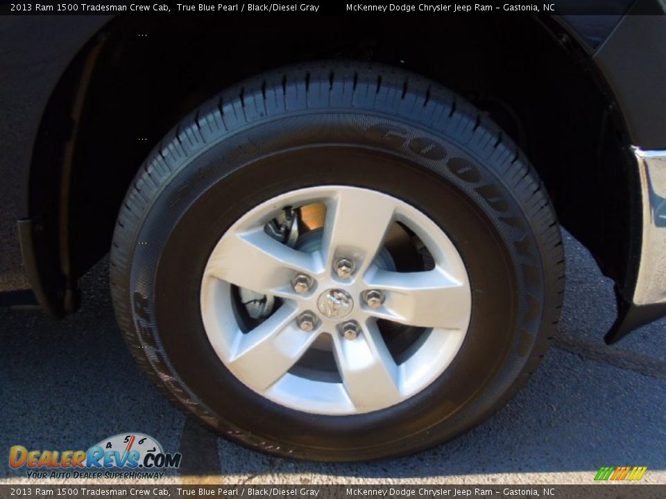 2013 Ram 1500 Tradesman Crew Cab True Blue Pearl / Black/Diesel Gray Photo #22