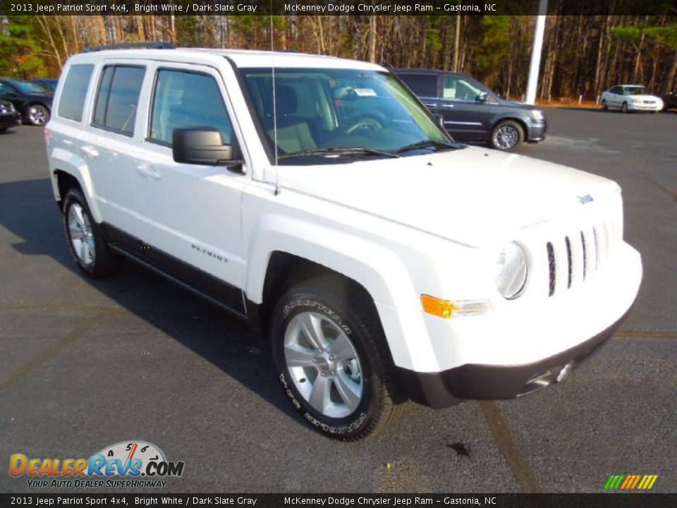 2013 Jeep Patriot Sport 4x4 Bright White / Dark Slate Gray Photo #1