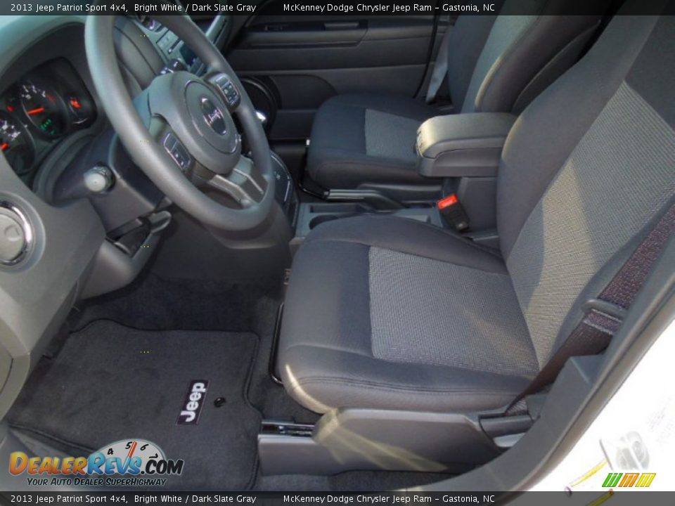 2013 Jeep Patriot Sport 4x4 Bright White / Dark Slate Gray Photo #8
