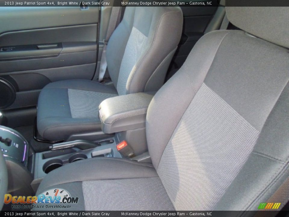 2013 Jeep Patriot Sport 4x4 Bright White / Dark Slate Gray Photo #9