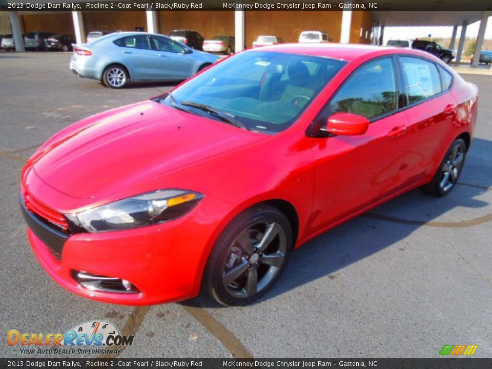 2013 Dodge Dart Rallye Redline 2-Coat Pearl / Black/Ruby Red Photo #2