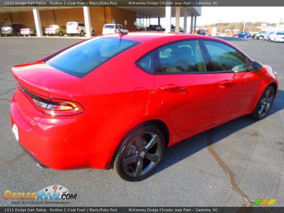2013 Dodge Dart Rallye Redline 2-Coat Pearl / Black/Ruby Red Photo #5