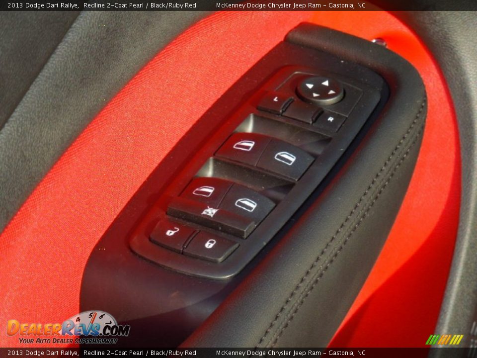 2013 Dodge Dart Rallye Redline 2-Coat Pearl / Black/Ruby Red Photo #11