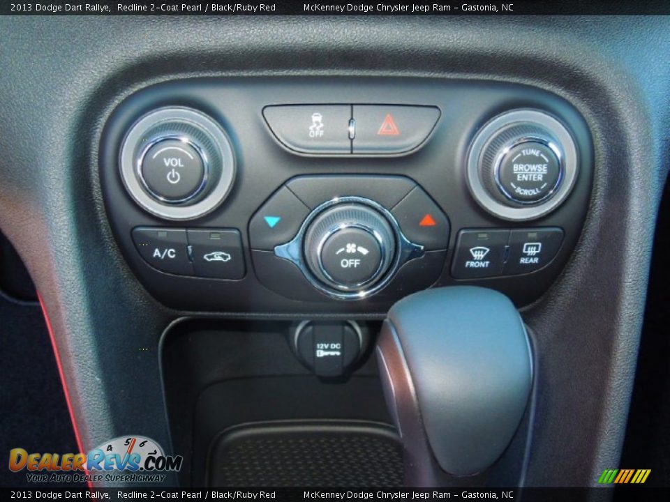 2013 Dodge Dart Rallye Redline 2-Coat Pearl / Black/Ruby Red Photo #13