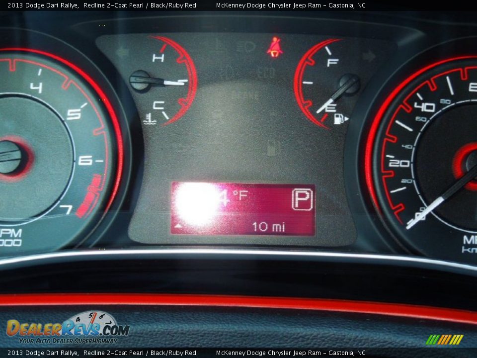 2013 Dodge Dart Rallye Redline 2-Coat Pearl / Black/Ruby Red Photo #17