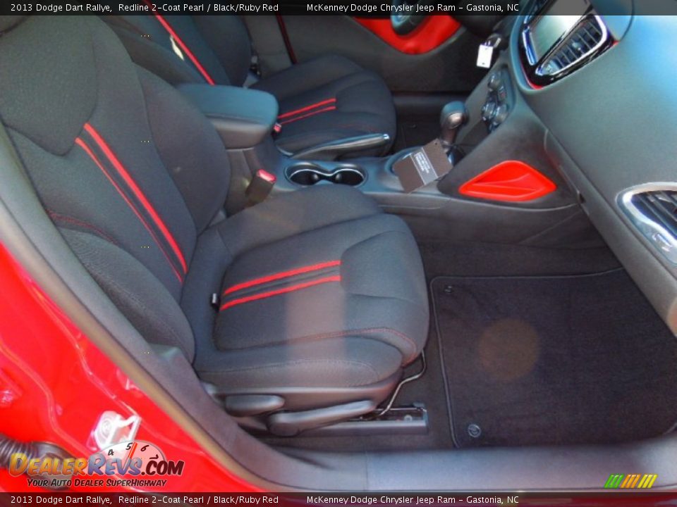 2013 Dodge Dart Rallye Redline 2-Coat Pearl / Black/Ruby Red Photo #20