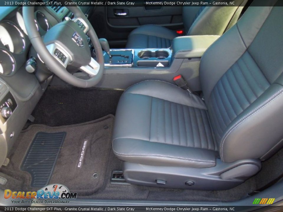 2013 Dodge Challenger SXT Plus Granite Crystal Metallic / Dark Slate Gray Photo #8
