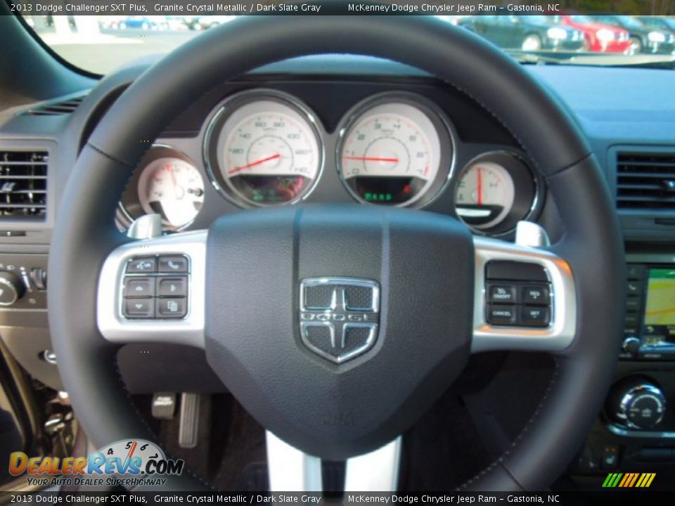 2013 Dodge Challenger SXT Plus Steering Wheel Photo #18