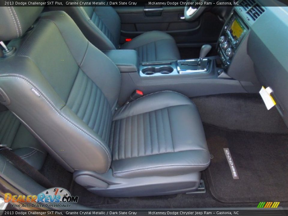 Front Seat of 2013 Dodge Challenger SXT Plus Photo #22