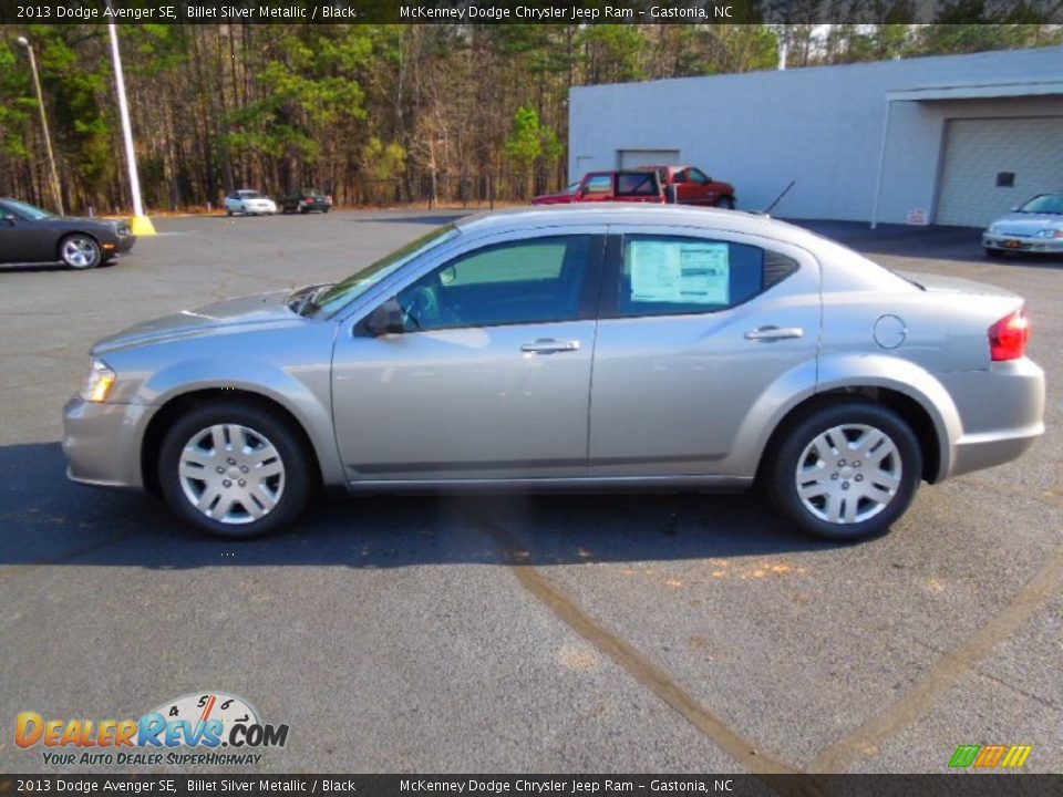 2013 Dodge Avenger SE Billet Silver Metallic / Black Photo #3