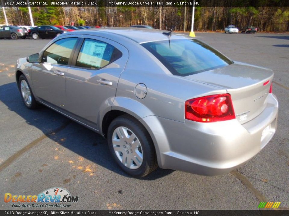 2013 Dodge Avenger SE Billet Silver Metallic / Black Photo #4
