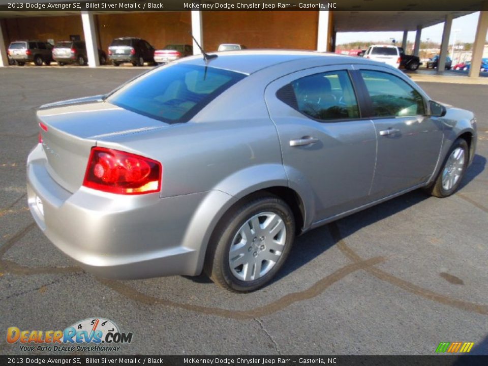 2013 Dodge Avenger SE Billet Silver Metallic / Black Photo #5