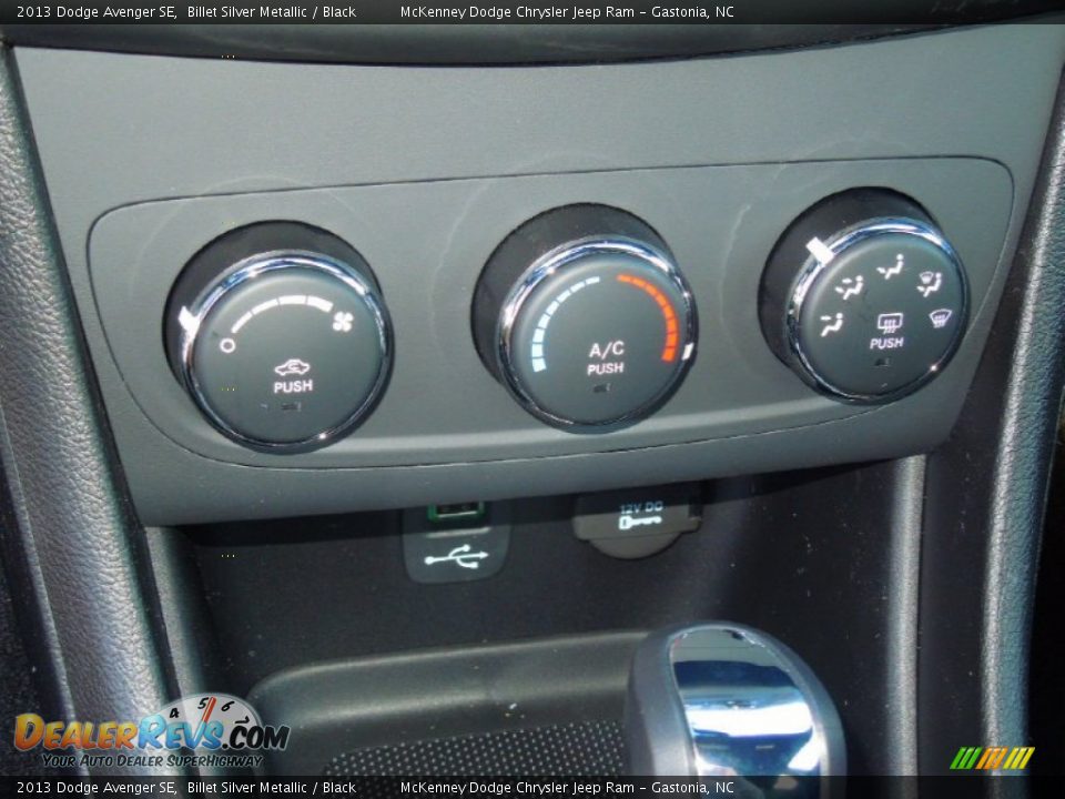 2013 Dodge Avenger SE Billet Silver Metallic / Black Photo #14