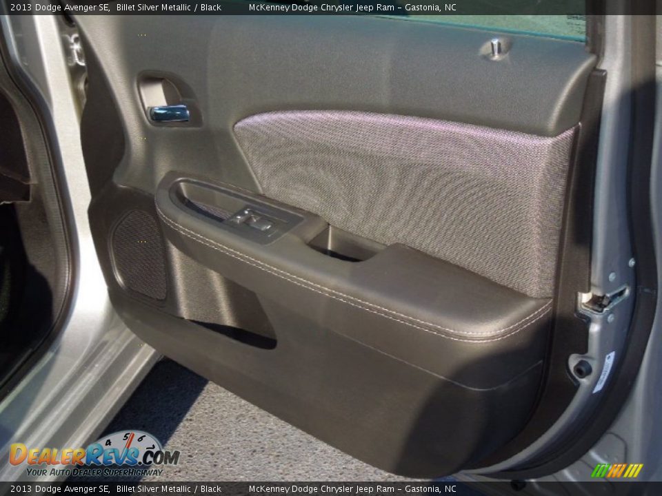 2013 Dodge Avenger SE Billet Silver Metallic / Black Photo #21