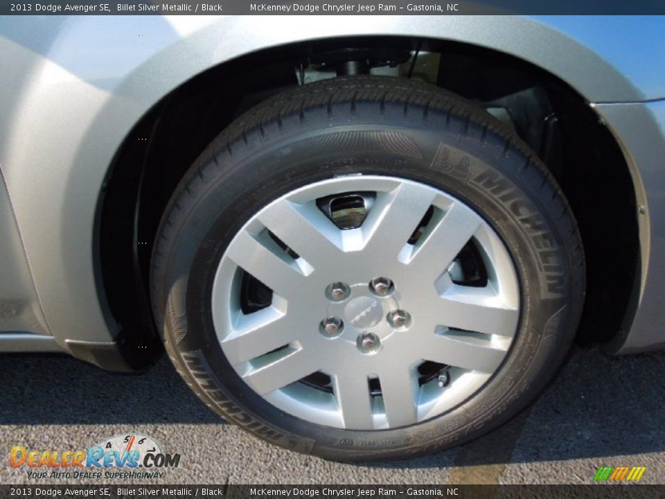 2013 Dodge Avenger SE Billet Silver Metallic / Black Photo #23