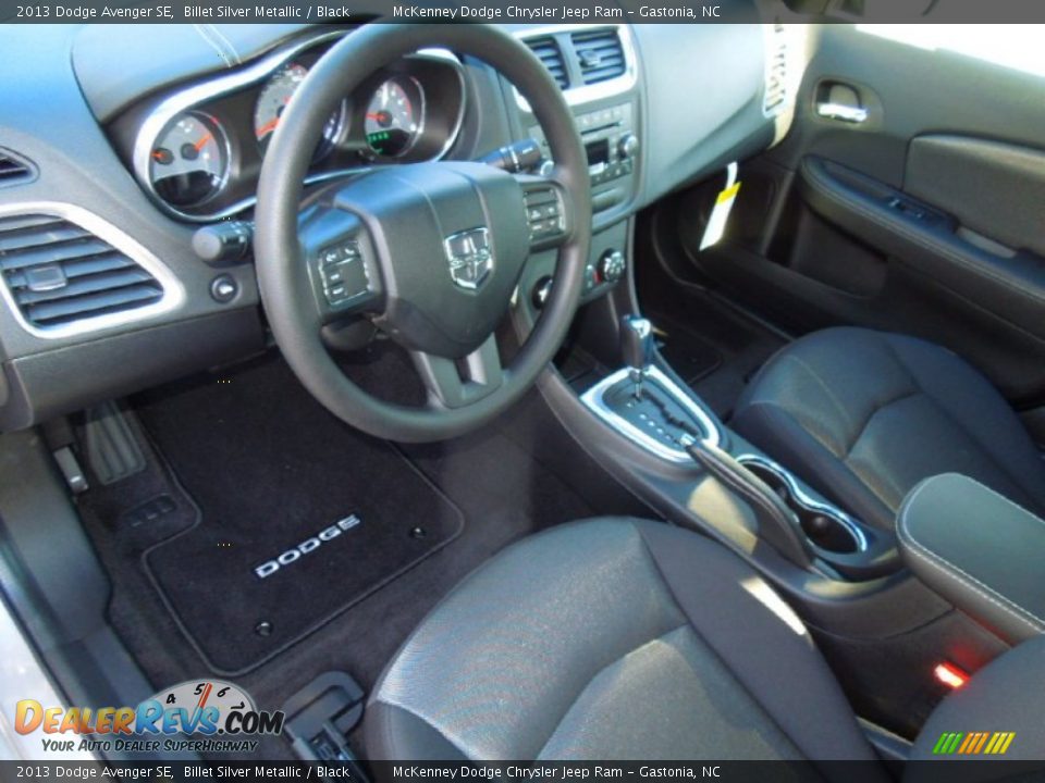 2013 Dodge Avenger SE Billet Silver Metallic / Black Photo #25