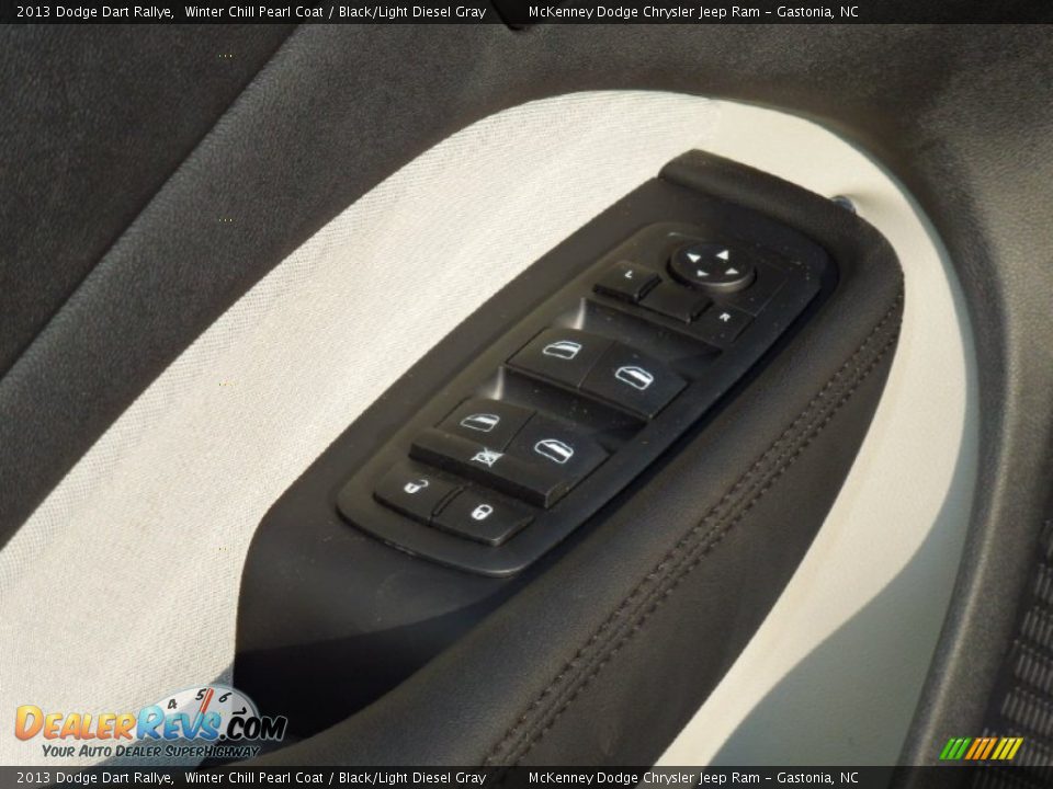 2013 Dodge Dart Rallye Winter Chill Pearl Coat / Black/Light Diesel Gray Photo #11