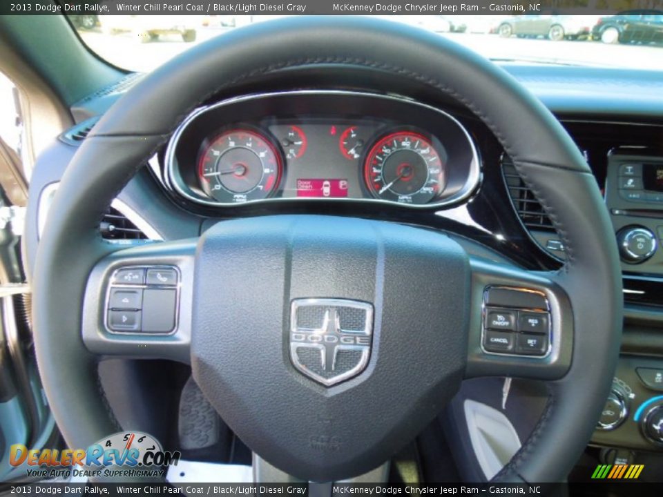 2013 Dodge Dart Rallye Steering Wheel Photo #15