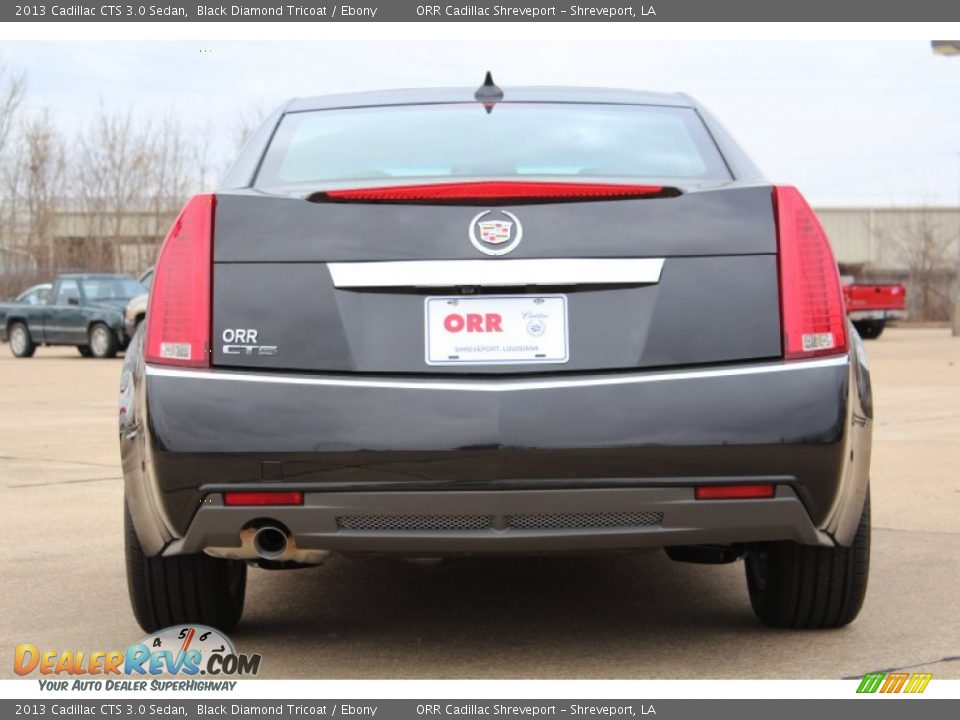 2013 Cadillac CTS 3.0 Sedan Black Diamond Tricoat / Ebony Photo #7
