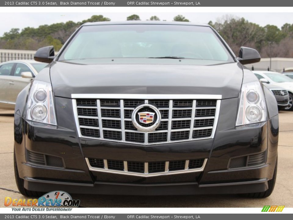 2013 Cadillac CTS 3.0 Sedan Black Diamond Tricoat / Ebony Photo #8